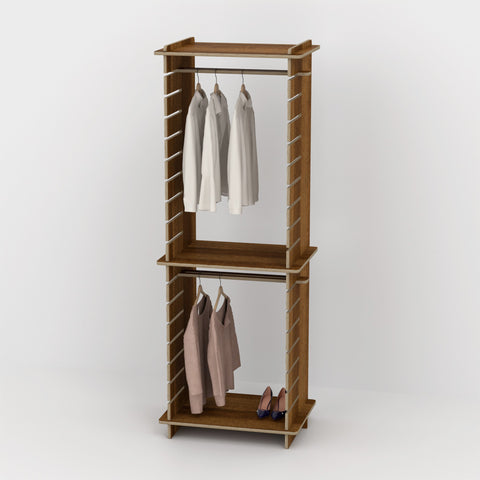 Shelvr Single Bay Clothing Rack | D590mm