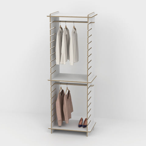 Shelvr Single Bay Clothing Rack | D590mm