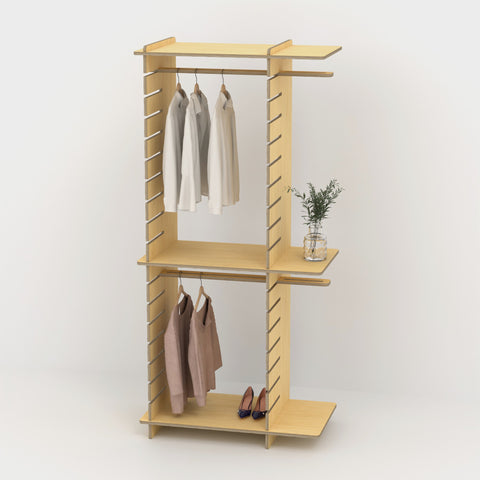 Shelvr Single Bay Clothing Rack | D590mm