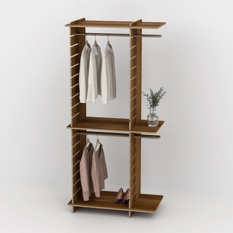 Shelvr Single Bay Clothing Rack | D590mm