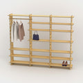 Shelvr Triple Bay Clothing Rack | H1835 x D290mm