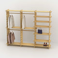 Shelvr Triple Bay Clothing Rack | H1835 x D390mm