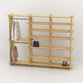 Shelvr Triple Bay Clothing Rack | H1835 x D390mm