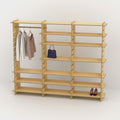 Shelvr Triple Bay Clothing Rack | H1835 x D390mm