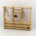 Shelvr Triple Bay Clothing Rack | H1835 x D590mm