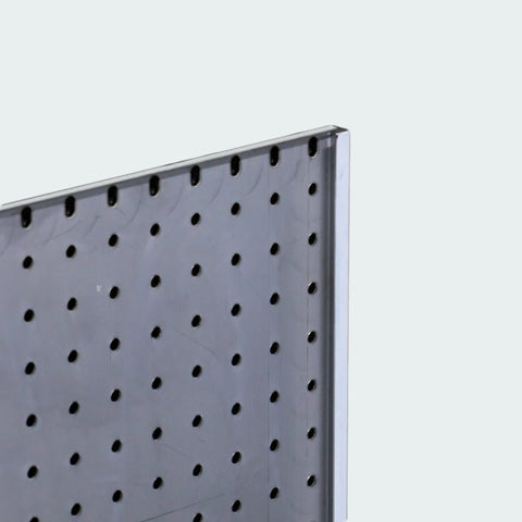 Metal Pegboard Panel 1860 - Stainless Steel