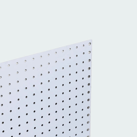 Metal Pegboard Sheet 2400 x 1200 - Stainless Steel