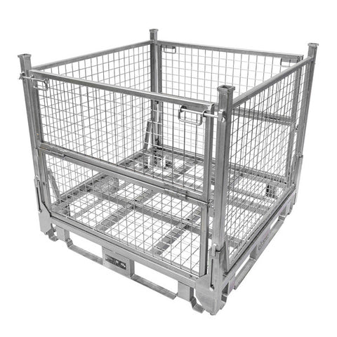 Collapsible & Stackable Stillage Cage