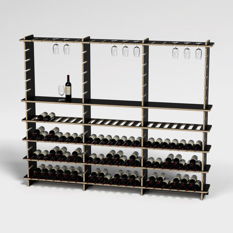 Wine Cellr Designr Triple Bay | H1835 x D290mm