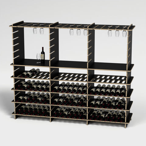 Wine Cellr Designr Triple Bay | H1835 x D590mm