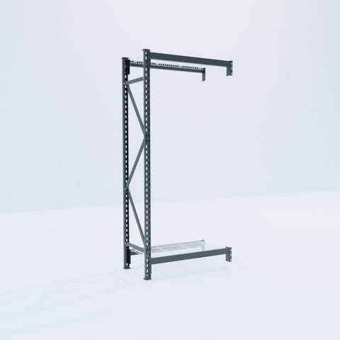 Longspan Metal Shelving - 2100mm High - Add-On Bay - Mesh Shelf