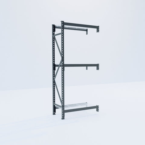 Longspan Metal Shelving - 2100mm High - Add-On Bay - Mesh Shelf