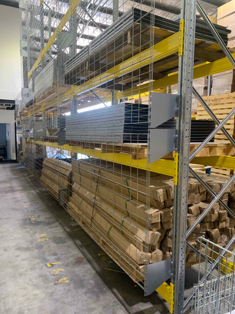 Mesh Back for Pallet Racking - W1375 x H1200