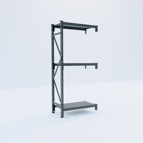 Longspan Metal Shelving - 2100mm High - Add-On Bay - Steel Shelf