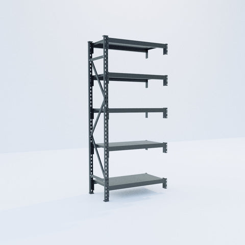 Longspan Metal Shelving - 2100mm High - Add-On Bay - Steel Shelf