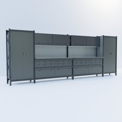 Module 17 Double with Overhead Cabinets