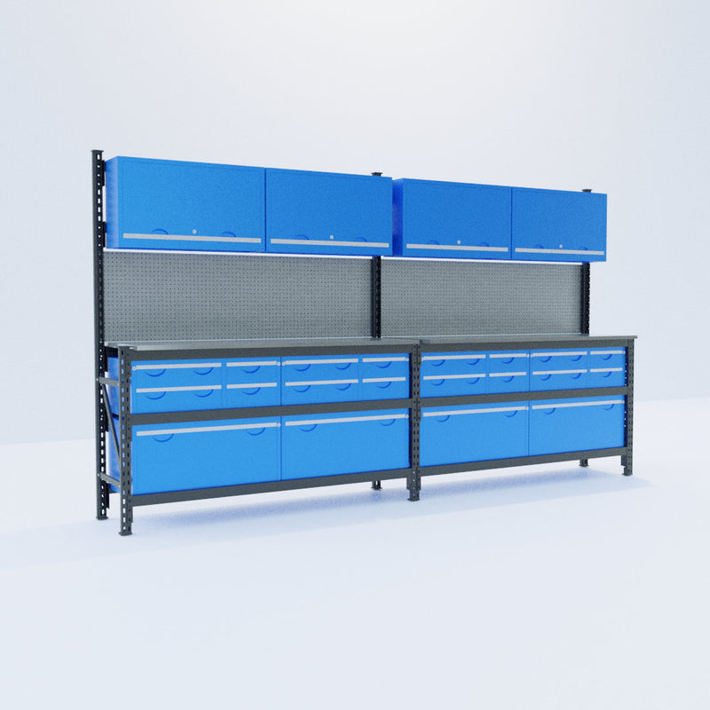 Module 8 Double with Overhead Cabinets