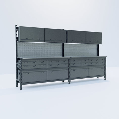 Module 8 Double with Overhead Cabinets