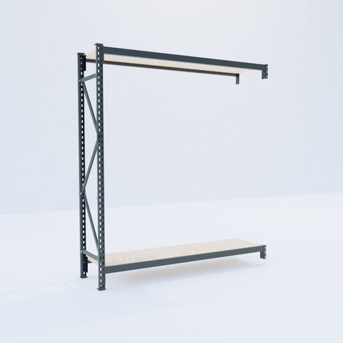 Longspan Metal Shelving - 2100mm High - Add-On Bay - Particleboard Shelf