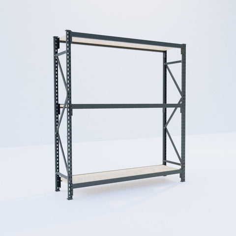 Longspan Metal Shelving - 2100mm High - Full Bay - Particleboard Shelf