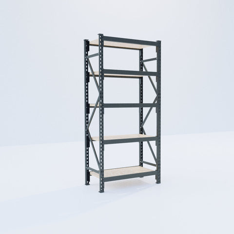 Longspan Metal Shelving - 2100mm High - Full Bay - Particleboard Shelf