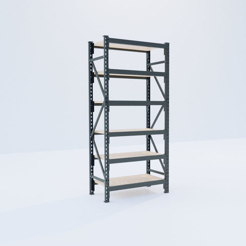 Longspan Metal Shelving - 2100mm High - Full Bay - Particleboard Shelf