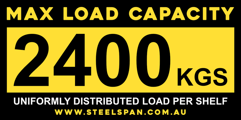 Beam Stickers - Maximum Load Capacity - 2400kg - 20 Pack