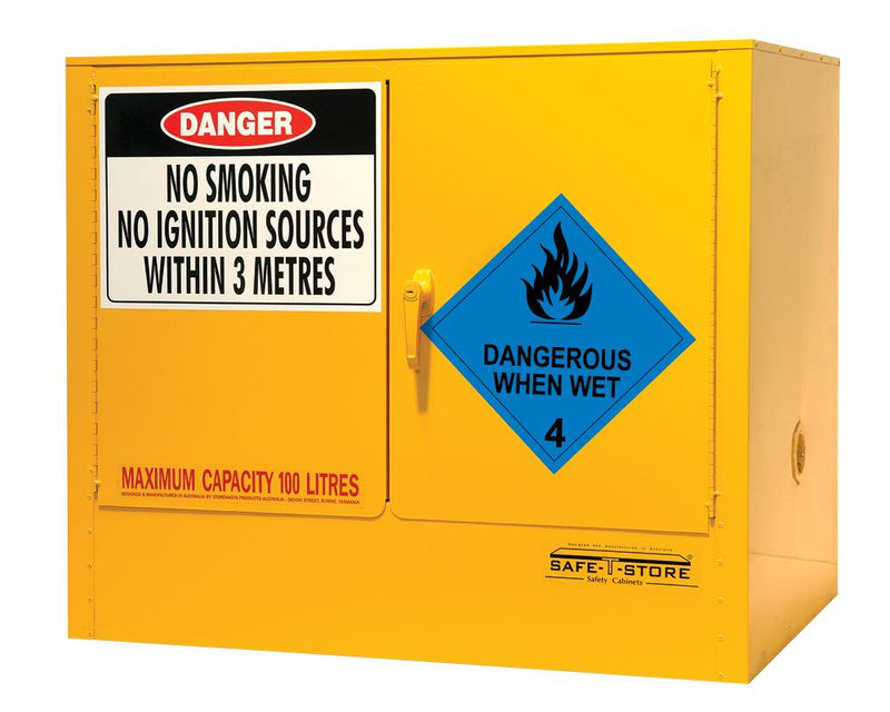 100L - Dangerous When Wet Storage Cabinet