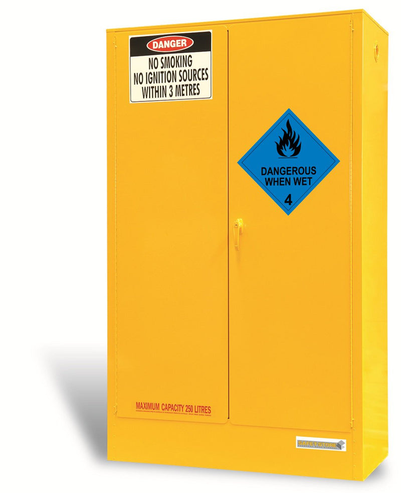 250L - Dangerous When Wet Storage Cabinet