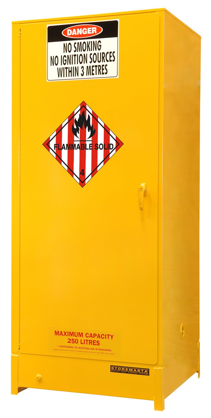 250L - Flammable Solids Storage Cabinet-Single Door – Steelspan Storage ...