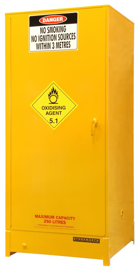 250L - Oxidising Agent Storage Cabinet - Single Door