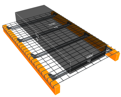 Mesh Deck For Pallet Racking - D840 x W1360
