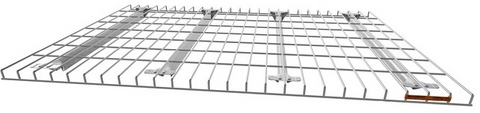 Mesh Deck For Pallet Racking - D840 x W1260