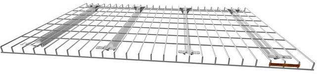 Mesh Deck For Pallet Racking - D1220 x W1260