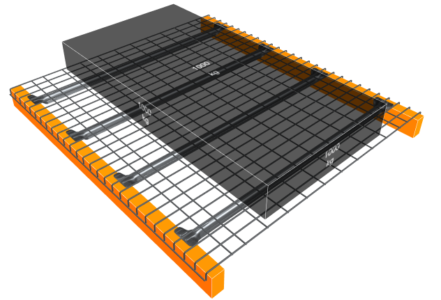 Mesh Deck For Pallet Racking - D1220 x W1360