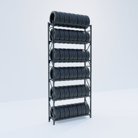 Tyre Storage Rack - 4200mm High