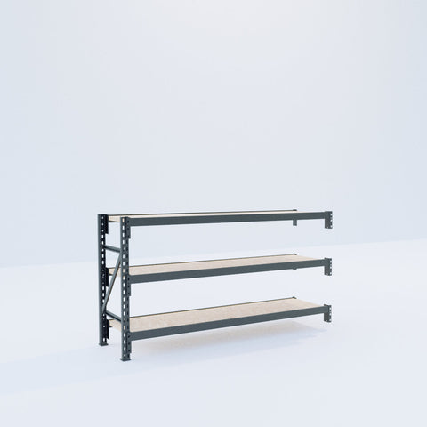 Longspan Metal Shelving - 1000mm High - Add-On Bay - Particleboard Shelf