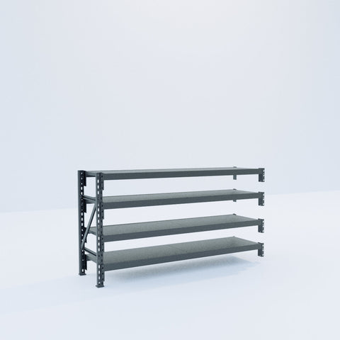 Longspan Metal Shelving - 1000mm High - Add-On Bay - Steel Shelf