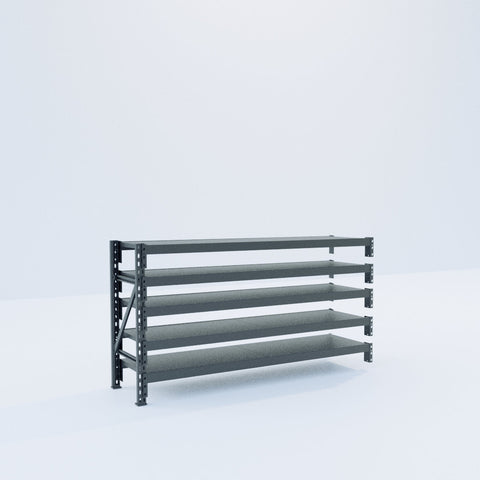 Longspan Metal Shelving - 1000mm High - Add-On Bay - Steel Shelf