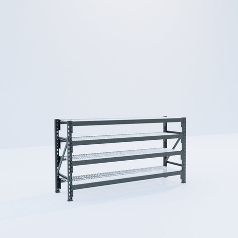 Longspan Metal Shelving - 1000mm High - Full Bay - Mesh Shelf