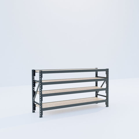 Longspan Metal Shelving - 1000mm High - Full Bay - Particleboard Shelf