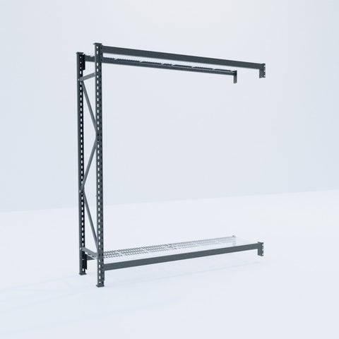 Longspan Metal Shelving - 2100mm High - Add-On Bay - Mesh Shelf