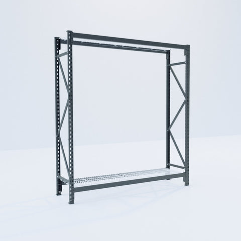 Longspan Metal Shelving - 2100mm High - Full Bay - Mesh Shelf