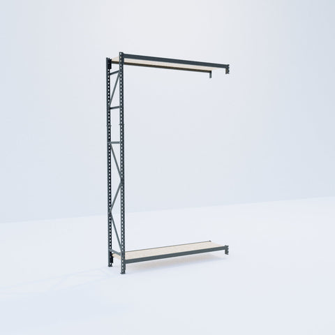 Longspan Metal Shelving - 3100mm High - Add-On Bay - Particleboard Shelf