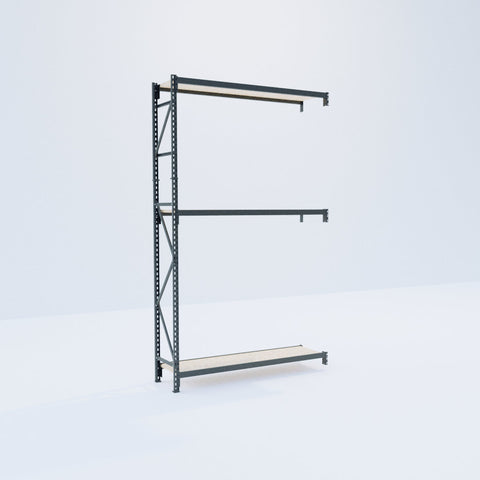 Longspan Metal Shelving - 3100mm High - Add-On Bay - Particleboard Shelf