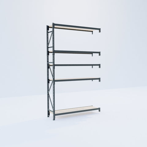 Longspan Metal Shelving - 3100mm High - Add-On Bay - Particleboard Shelf