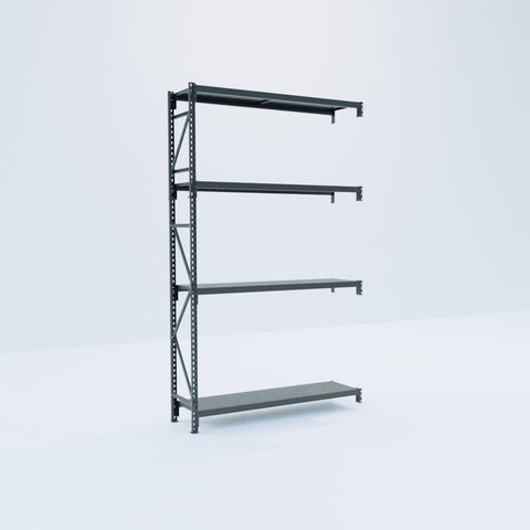 Longspan Metal Shelving - 3100mm High - Add-On Bay - Steel Shelf