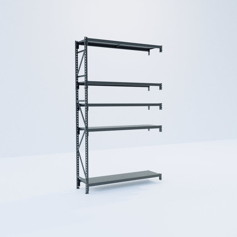 Longspan Metal Shelving - 3100mm High - Add-On Bay - Steel Shelf
