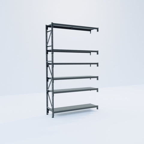 Longspan Metal Shelving - 3100mm High - Add-On Bay - Steel Shelf