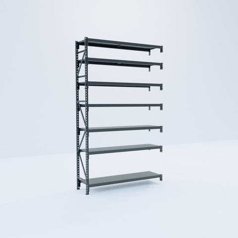 Longspan Metal Shelving - 3100mm High - Add-On Bay - Steel Shelf